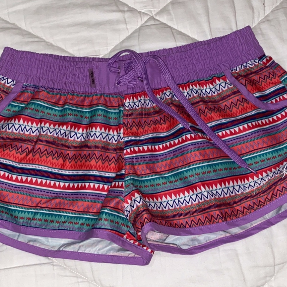 Patterned Running Shorts